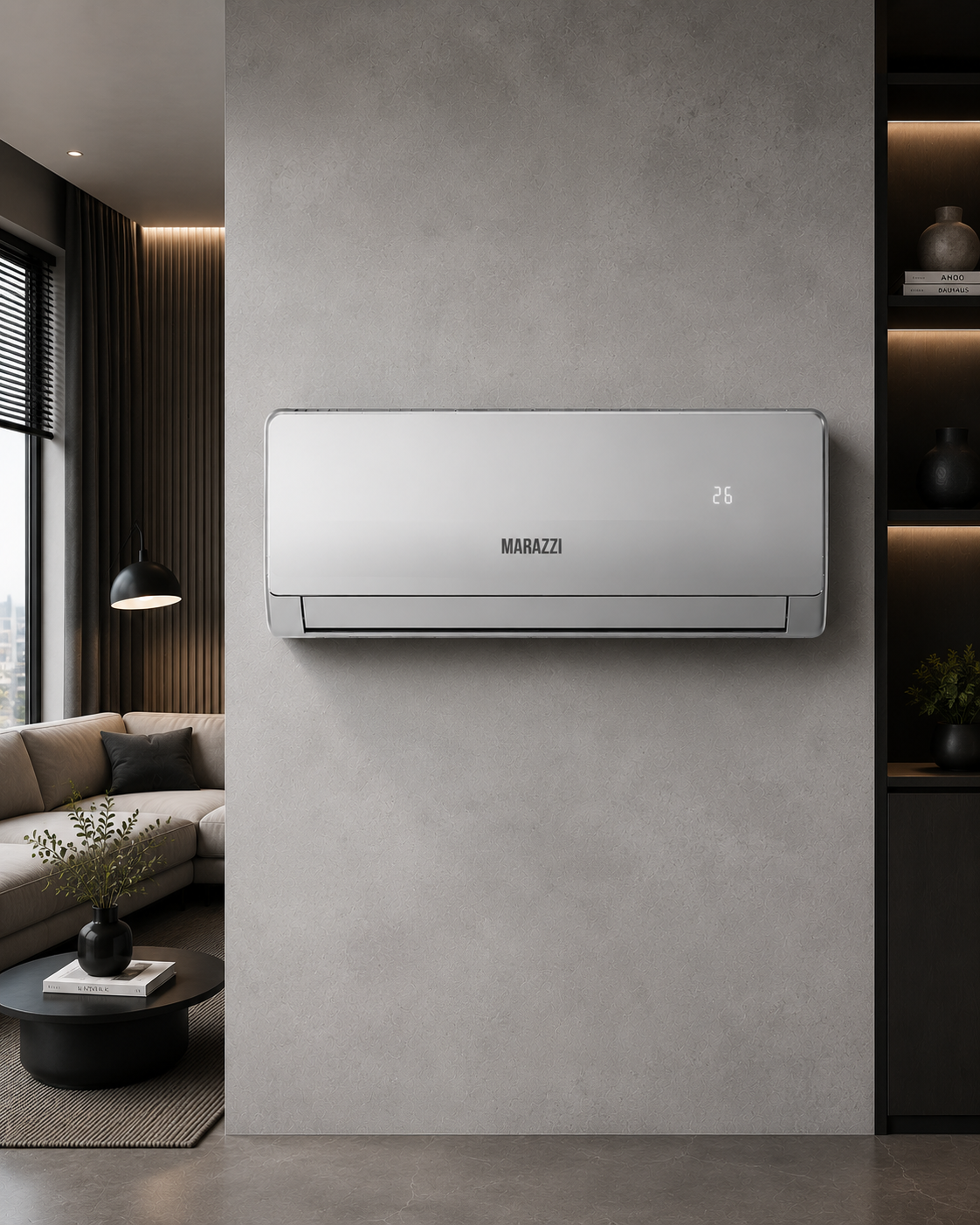 კონდიციონერი 80მ² MARAZZI INVERTER ვერცხლისფერი